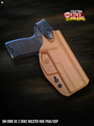 GM OWB LVL 2 GEN1 Kydexholster für HK P8A1/ USP Coyote